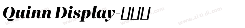 Quinn Display字体转换